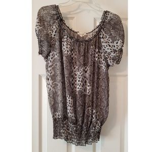 Love Rocks Sheer Blouse